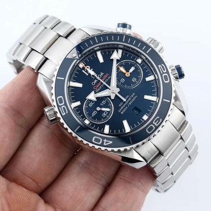 Chronograph - Selfwinding- 904L White Steel -  Automatic - 45.5mm