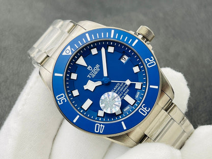 ZF Factory-Titanium - Blue -Titanium Bracelet - Automatic - 42mm