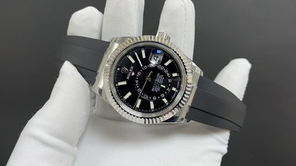 Rolex Sky-Dweller 42 - Black Silver (Rubber)