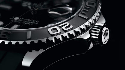 Rolex Yacht-Master 42, Oysterflex, black/white