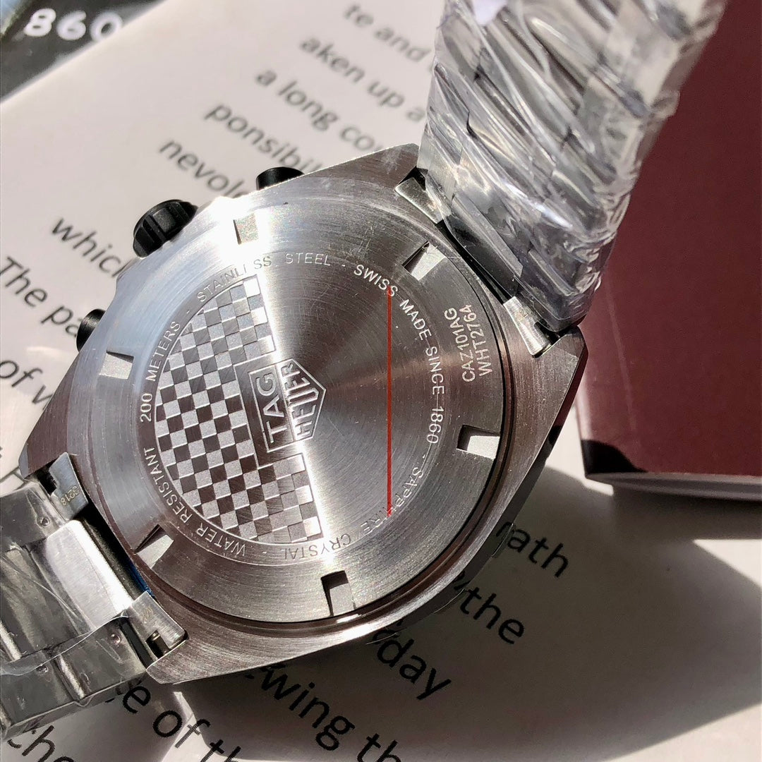 Chronograph - Yellow - 904L Steel - Quartz - 41mm