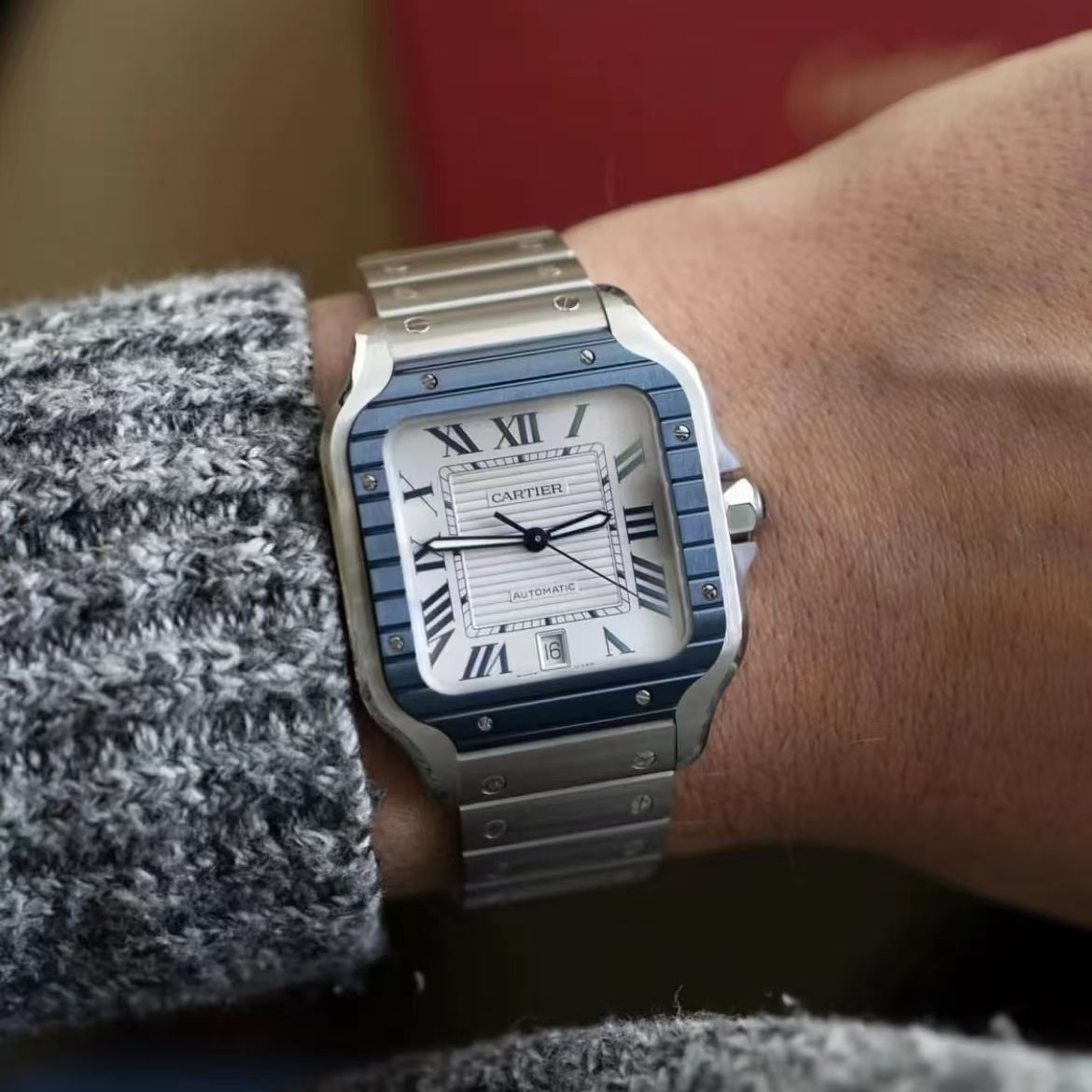 White Blue - Blue Rubber/White 904L Steel - Automatic - 47*40mm