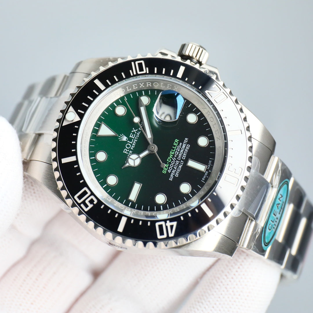 Rolex Datejust 41 Oystersteel (Black/Green Dial)
