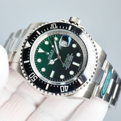Rolex Datejust 41 Oystersteel (Black/Green Dial)