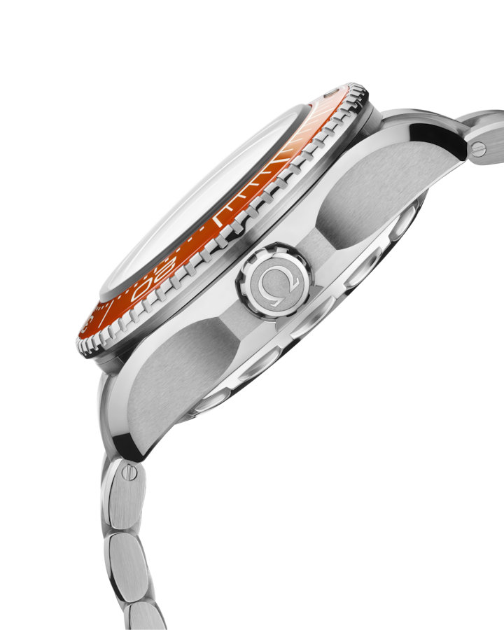 L Size- Red Ceramic - Silver 904L Steel - Automatic - 45.5mm