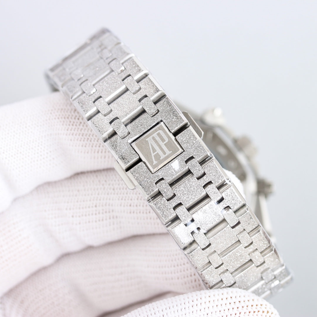 TOP! Frosted White - White Steel - Automatic - 41mm