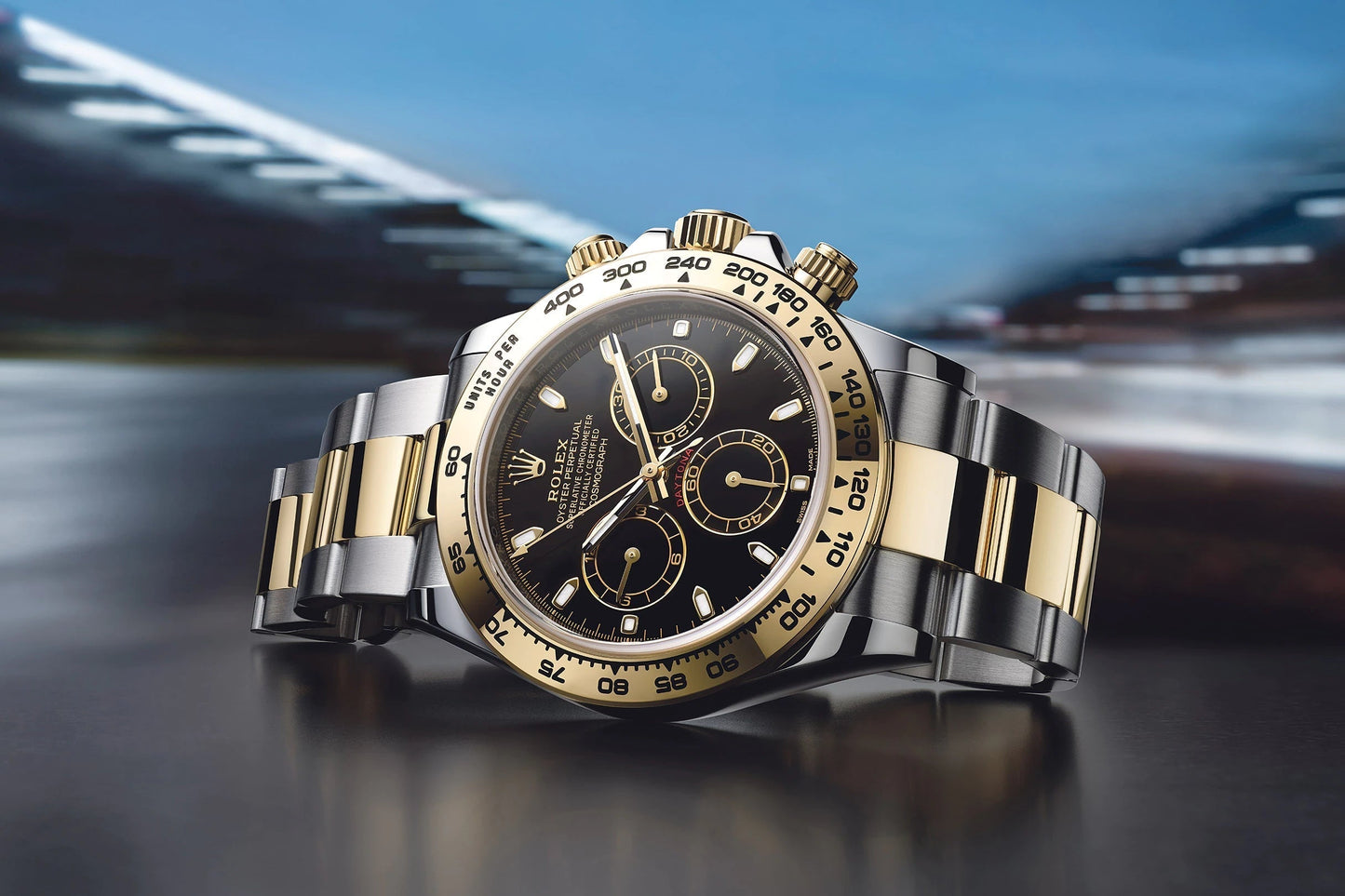 Rolex Oyster Perpetual Cosmograph Daytona, stainless steel, black dial
