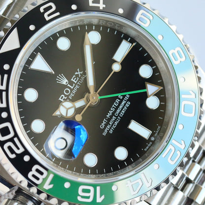 Rolex GMT-Master II, ref. 126720VTNR, left-handed green & black