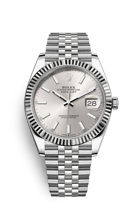 Rolex Oyster Perpetual 41, silver/white dial