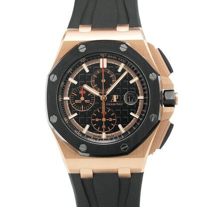 Chronograph-Rosegold Ceramic- Black Rubber - Automatic - 44mm
