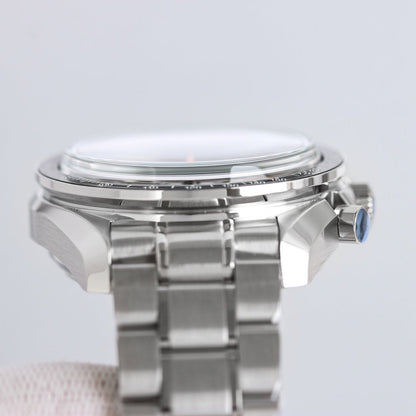 Chronograph -329.30.44.51.06.001- Silver- Black Ceramic- 316L Steel- Automatic - 44mm