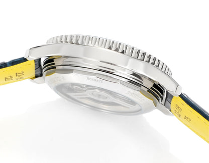 Chronograph - Silver Blue - N-Timer - Blue Leather - Automatic - 43mm