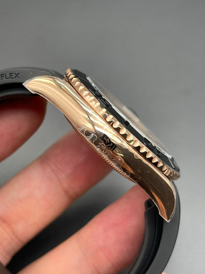 Rolex Yacht-Master 40, Oysterflex, black dial