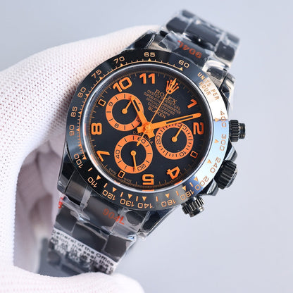 Rolex Cosmograph Daytona, colored racing accents (blue, orange, green, yellow etc.)
