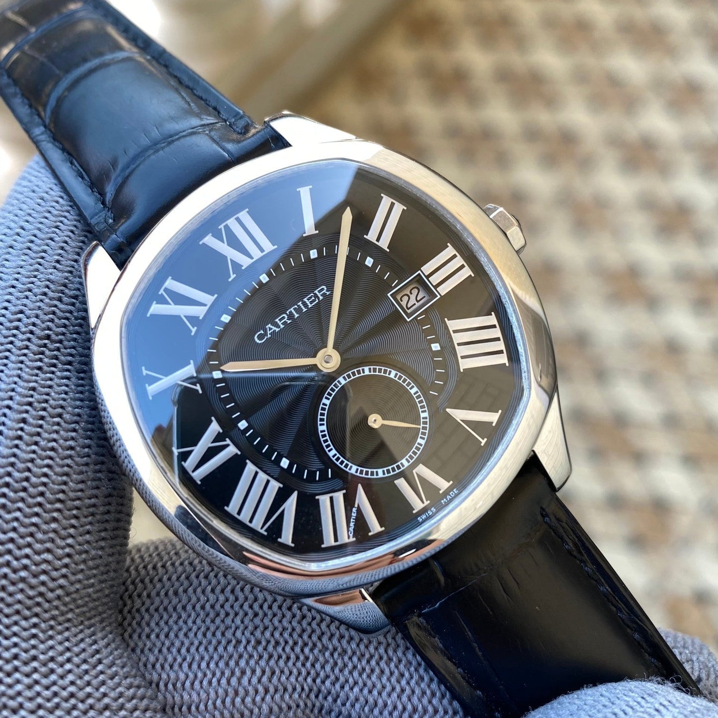 DRIVE-WSNM0009 - Black Silver- Black Leather - Automatic - 40*41mm