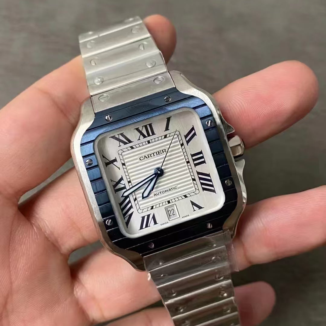 White Blue - Blue Rubber/White 904L Steel - Automatic - 47*40mm