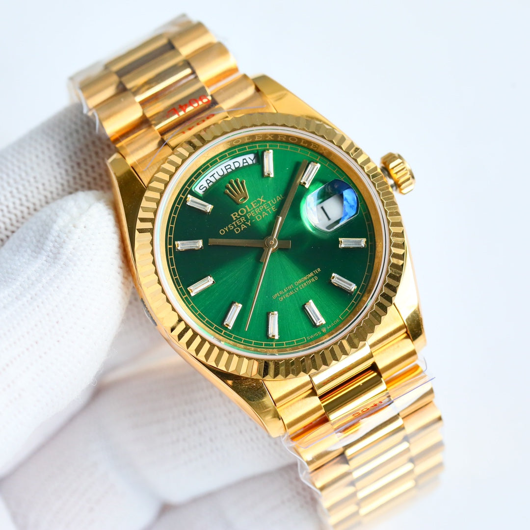 Rolex GMT-Master II, custom green & yellow