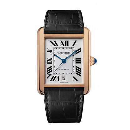 Rose gold bezel- Unisex -Black/Brown Leather - Automatic -41*31mm