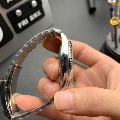 Rolex Oyster Perpetual Datejust 41, stainless steel, black dial