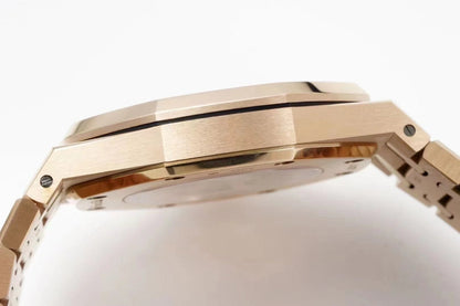 TOP 15407- Hollow Rosegold steel - Automatic - 41mm