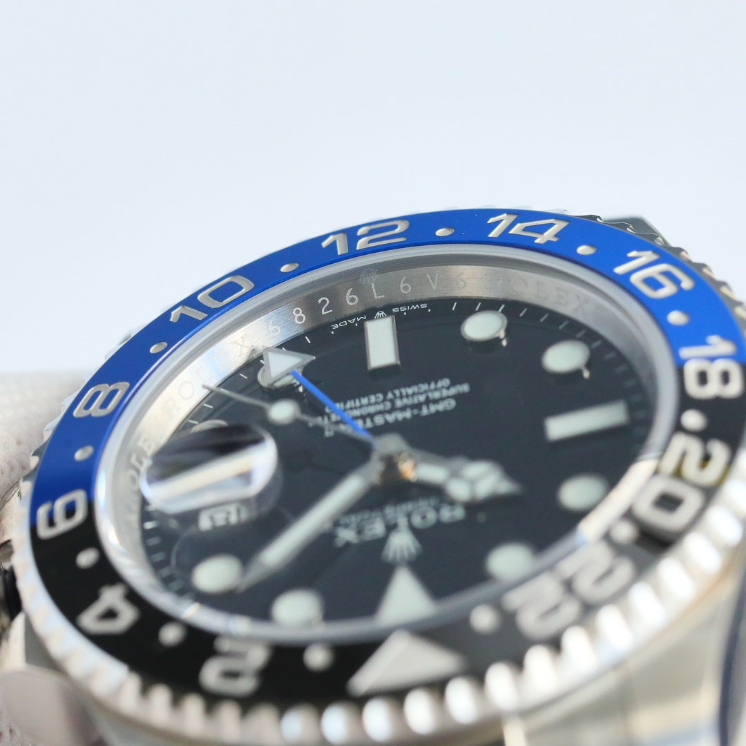 Rolex GMT-Master II, blue & black bezel (“Batman”)