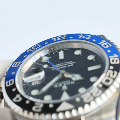 Rolex GMT-Master II, blue & black bezel (“Batman”)