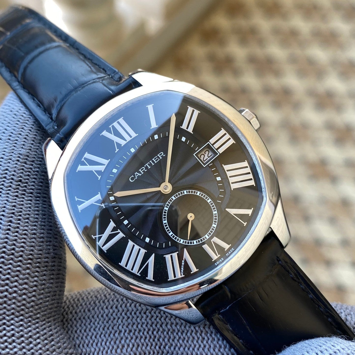 DRIVE-WSNM0009 - Black Silver- Black Leather - Automatic - 40*41mm