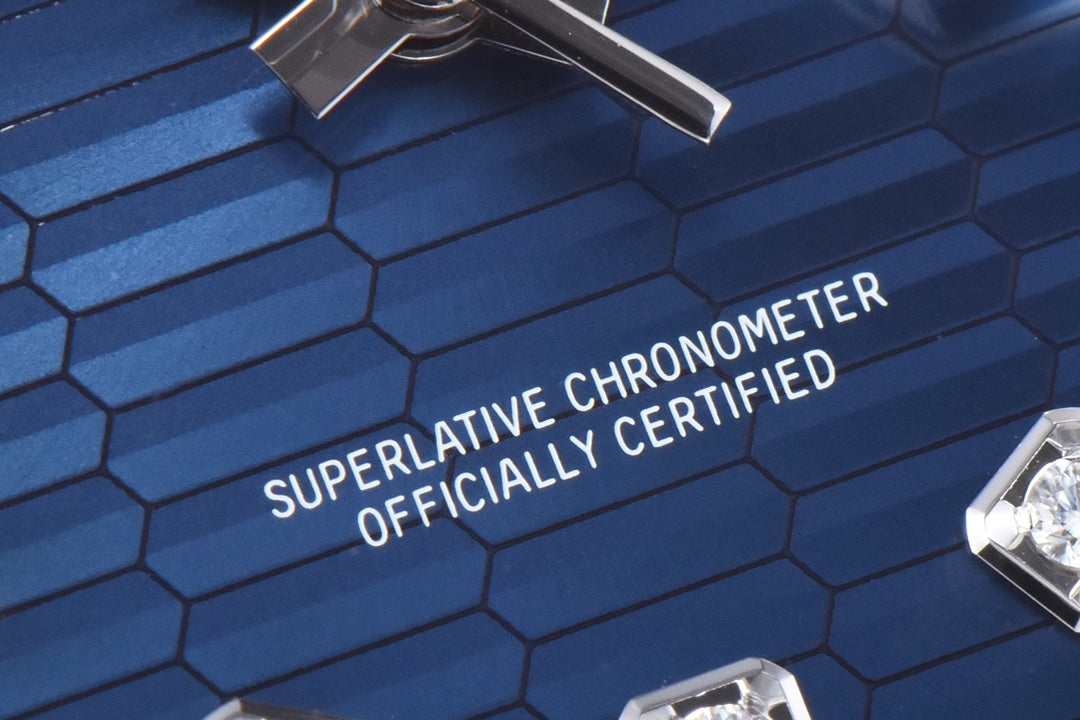 Rolex Oyster Perpetual Datejust 41, blue motif / patterned dial