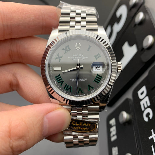 Rolex Oyster Perpetual Datejust 36/41, grey/silver dial