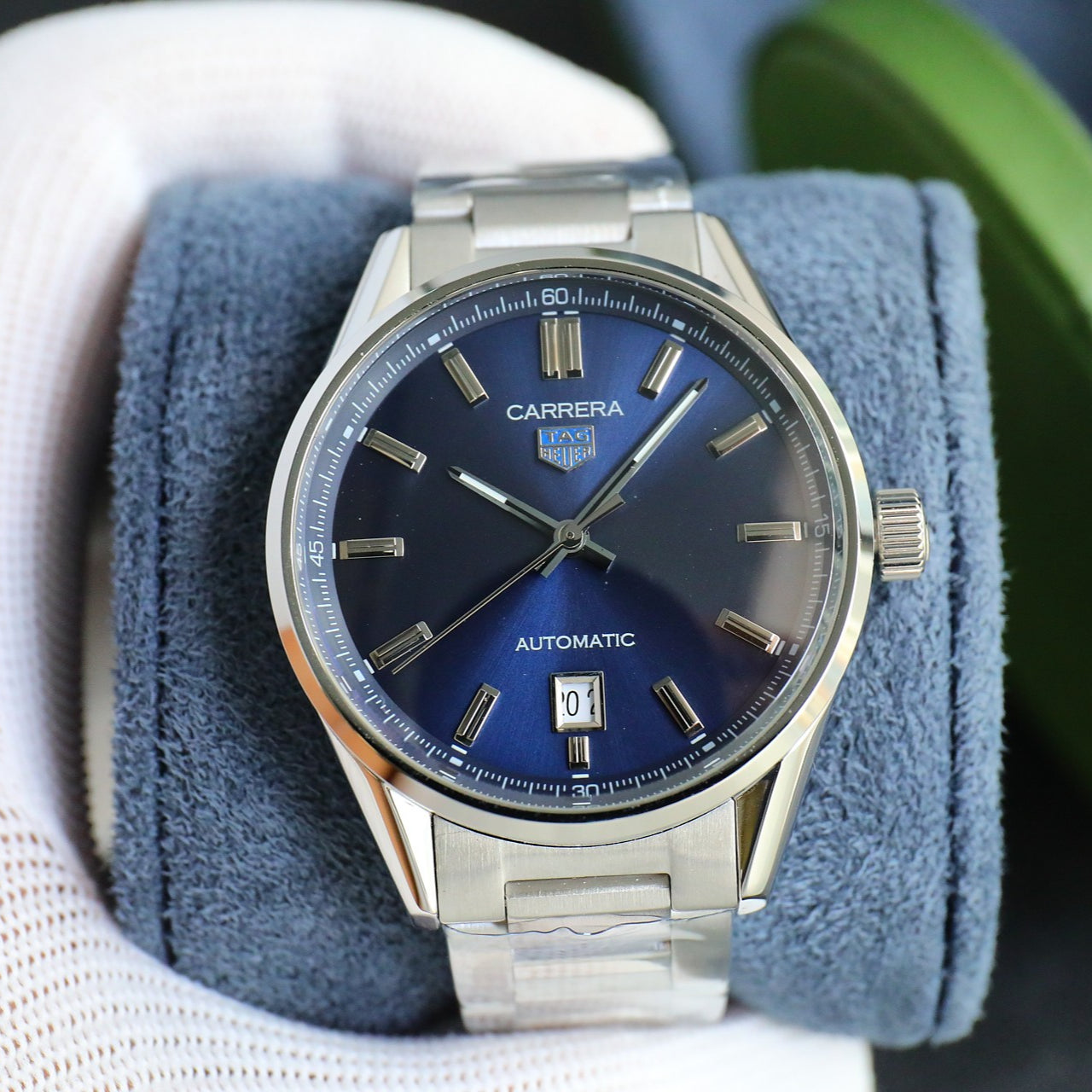 Blue - Silver 316L Steel - Automatic - 41mm