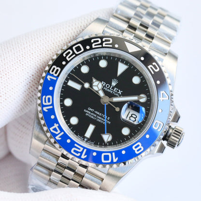 Rolex GMT-Master II, blue & black bezel (“Batman”)