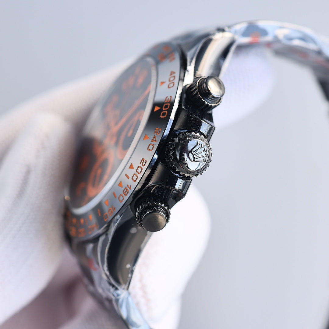 Rolex Cosmograph Daytona, colored racing accents (blue, orange, green, yellow etc.)