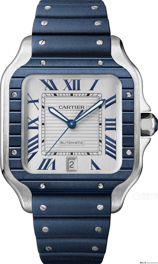 White Blue - Blue Rubber/White 904L Steel - Automatic - 47*40mm