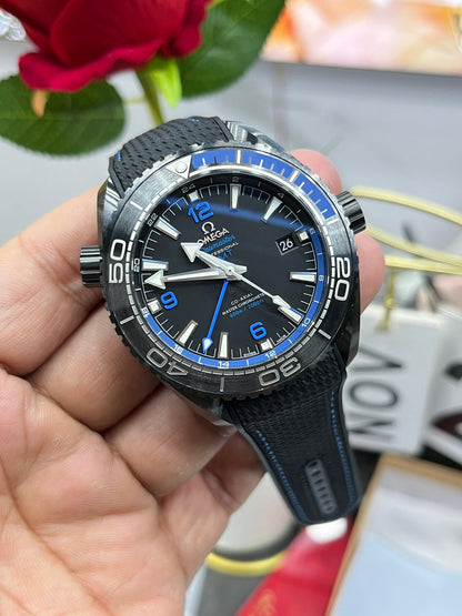 L Size Black Steel - Black rubber - Automatic - 45.5mm