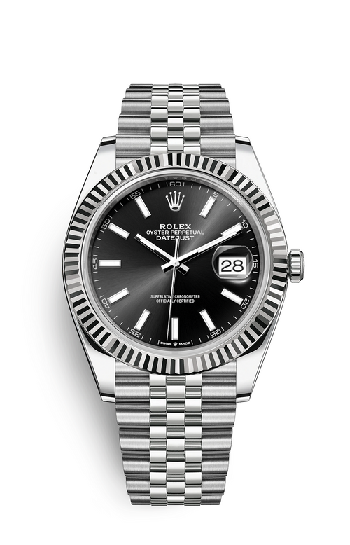 Rolex Oyster Perpetual 41, silver/white dial