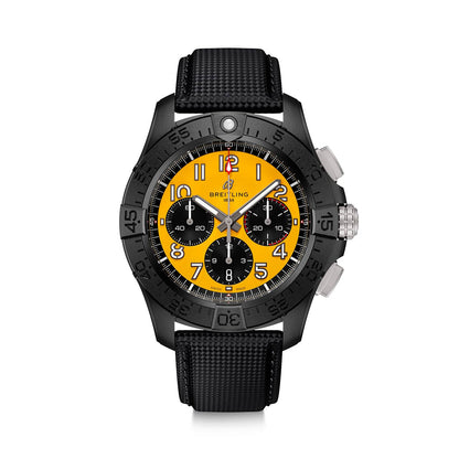 Chronograph - Black Ceramic- Yellow AVG - Black Rubber - Automatic - 43mm
