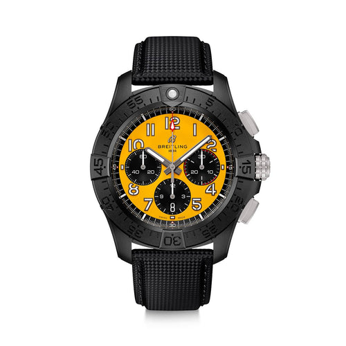 Chronograph - Black Ceramic- Yellow AVG - Black Rubber - Automatic - 43mm