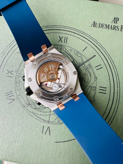 Chronograph - 26471S- Yellow Gold Ceramic Bezel - Blue Rubber - Automatic - 42mm