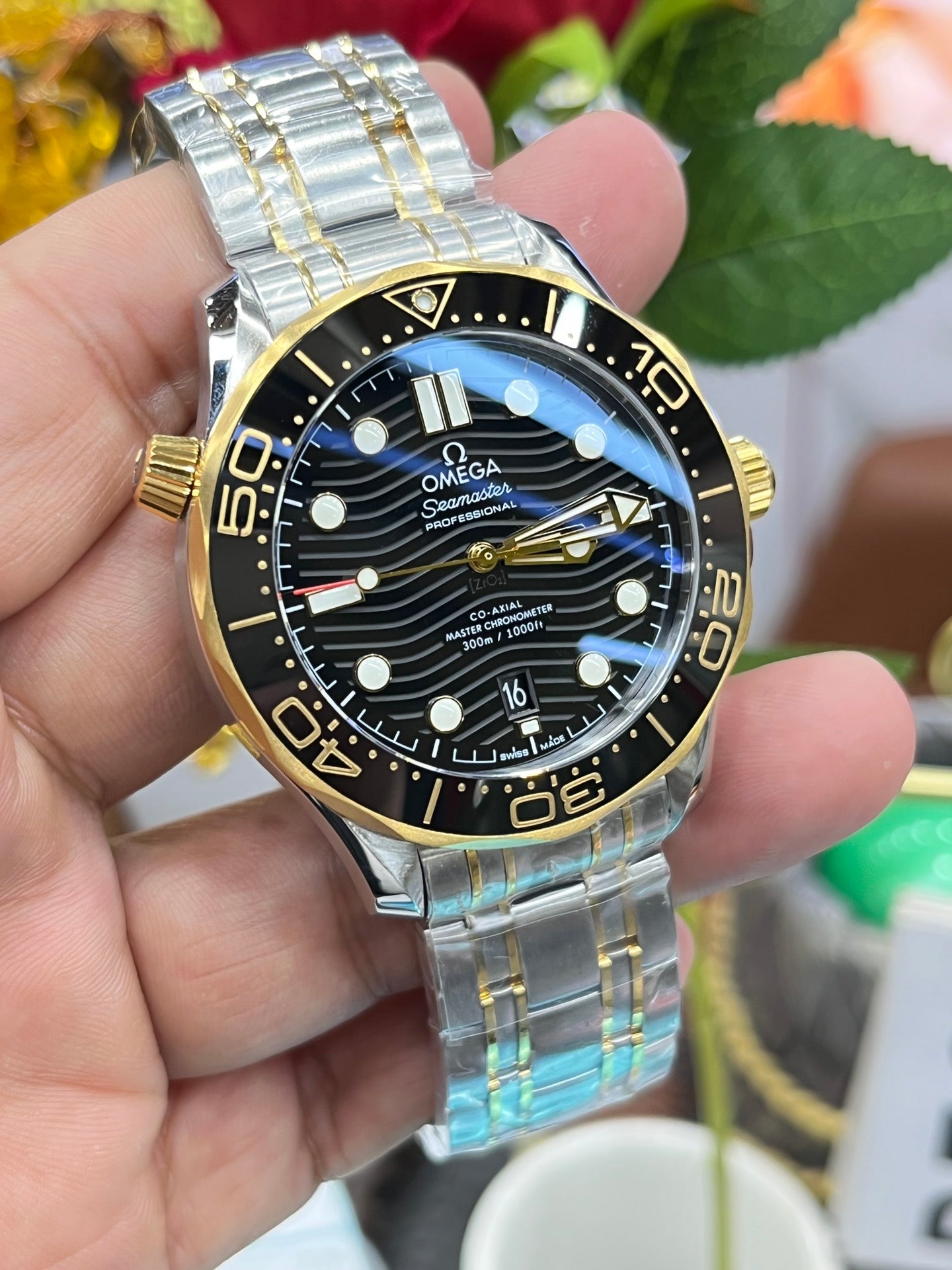 Black Dial - VS-Factory - Yellow Silver 904L Steel - Automatic - 42mm