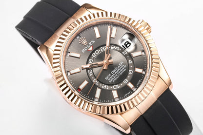 Rolex Yacht-Master 42, Everose, grey dial
