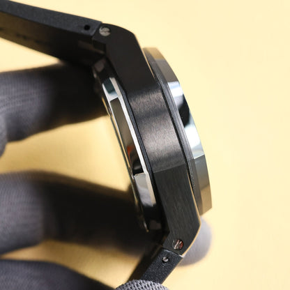 TOP! Black Ceramic Bezel - Black Rubber - Automatic - 44mm