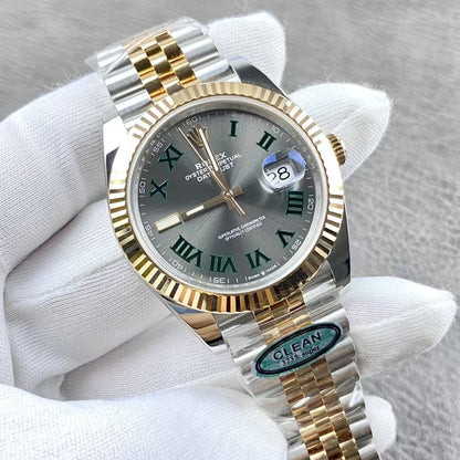 Rolex Oyster Perpetual Datejust 41 - Grey Green
