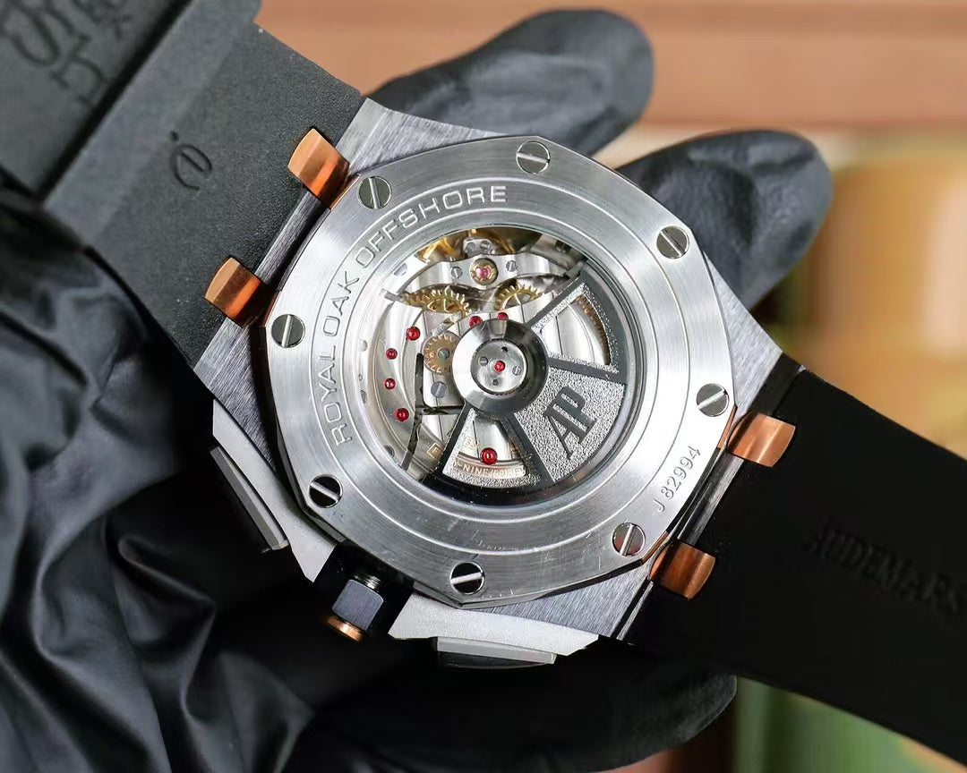 Chronograph-Grey Ceramic- Black Rubber - Automatic - 44mm