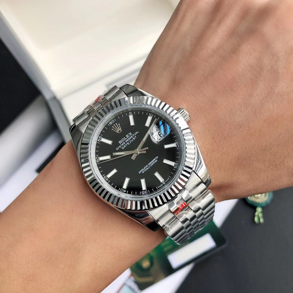 Rolex Oyster Perpetual 41, silver/white dial