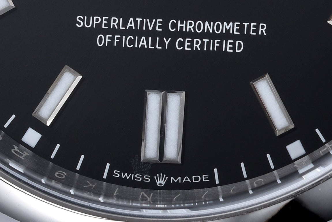 Rolex Oyster Perpetual Datejust 41 Black