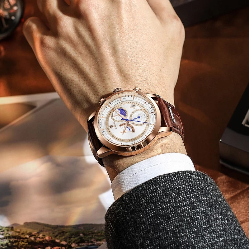 Automatic Business - Leather Strap - 42mm