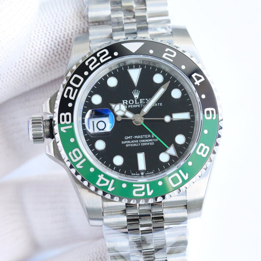 Rolex GMT-Master II, ref. 126720VTNR, left-handed green & black