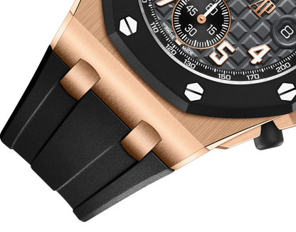 Black OFFs - Black Rubber -Chronograph - Quartz - 42mm