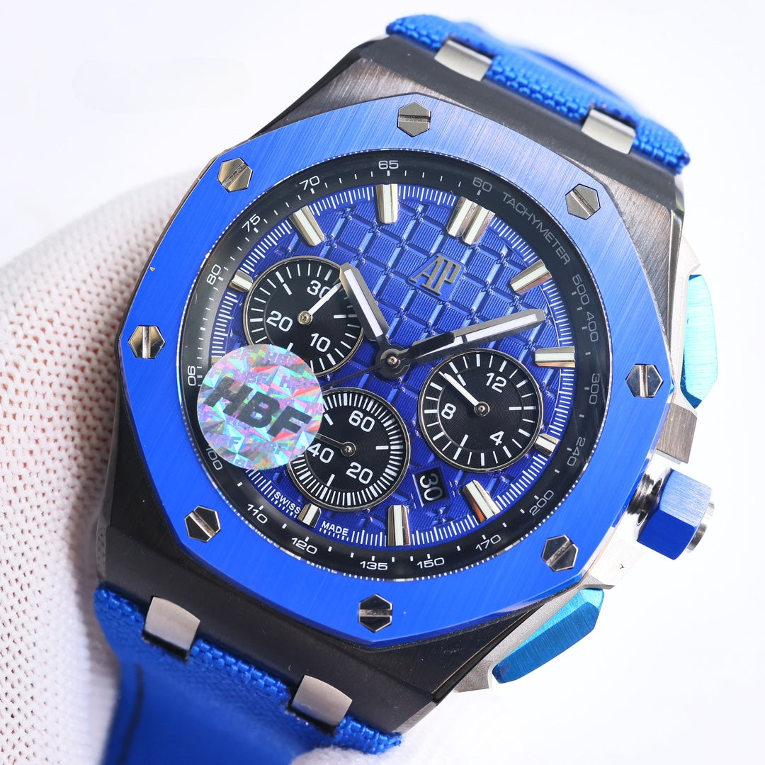 Chronograph -Blue Ceramic- Blue Rubber- Automatic - 44mm