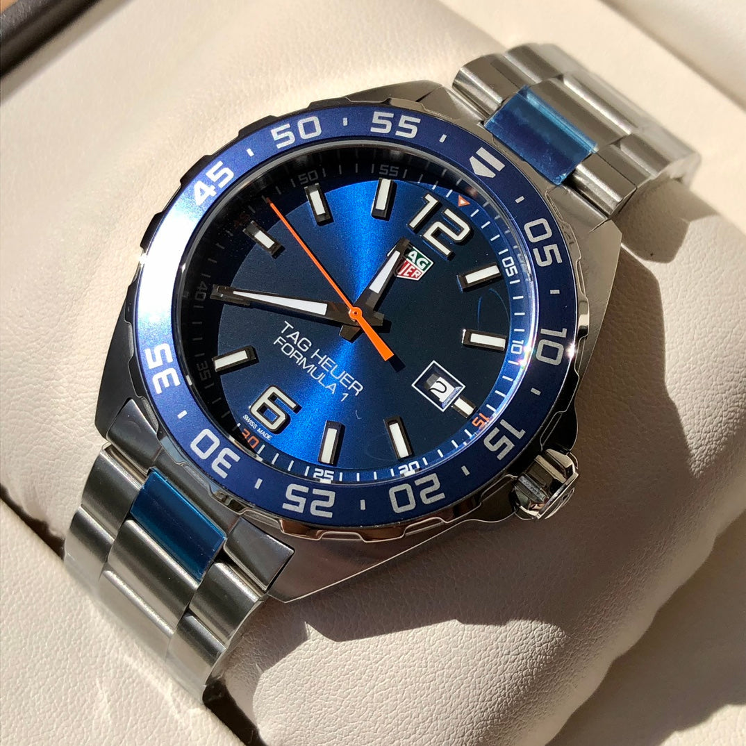 Blue - Blue 904L steel - Quartz - 41mm